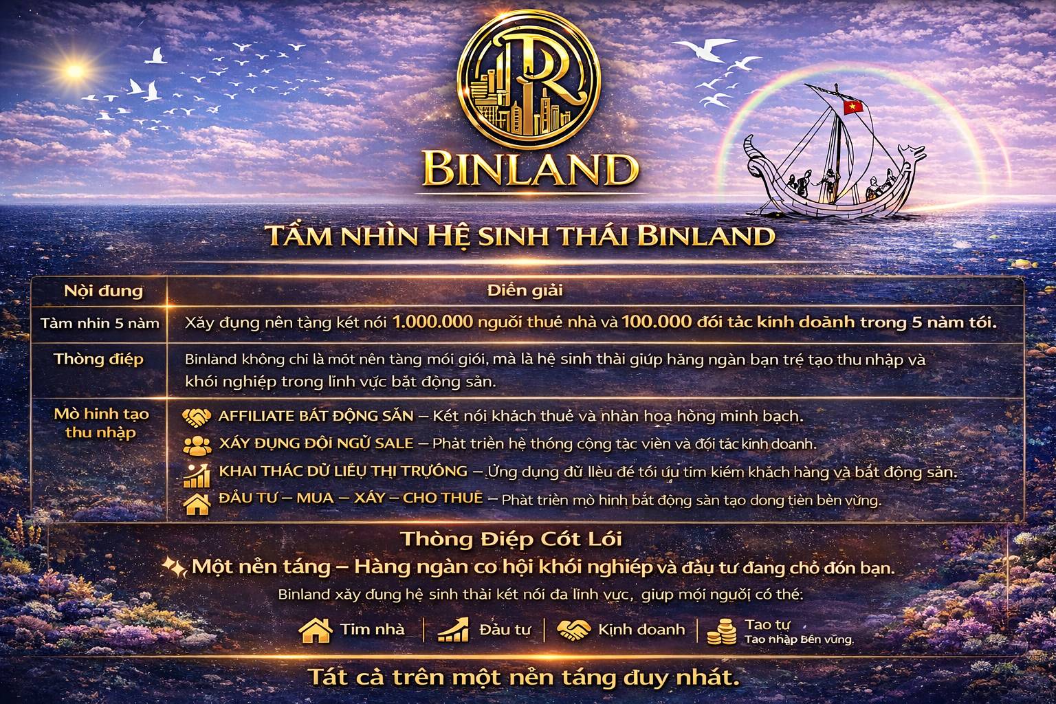 TẦM NHÌN HỆ SINH THÁI BINLAND