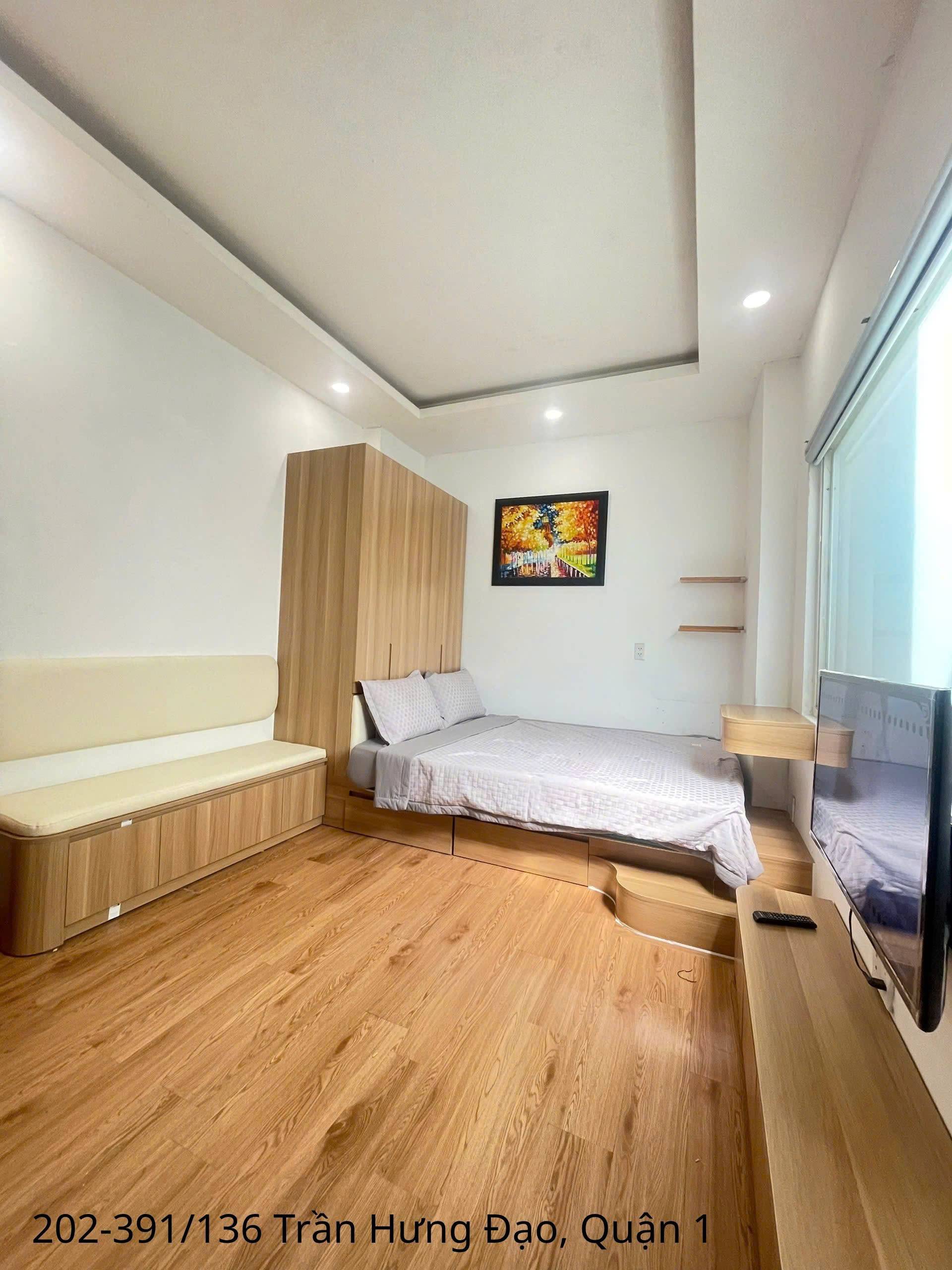 Cho thuê phòng 381 Trần Hưng Đạo, Quận 1, HCM