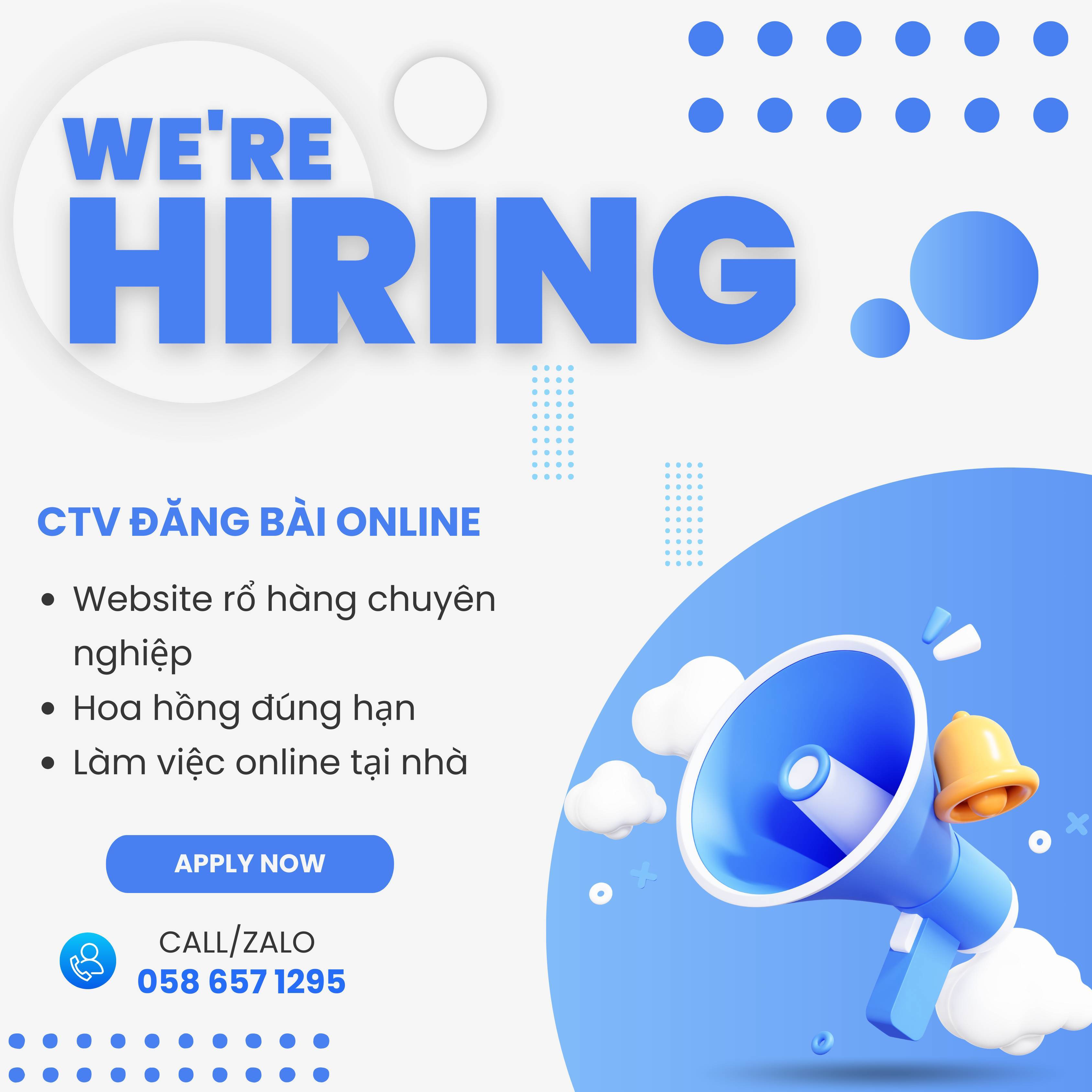 CTV TƯ VẤN TRỌ ONLINE – LÀM VIỆC TỪ XA, LINH HOẠT THỜI GIAN